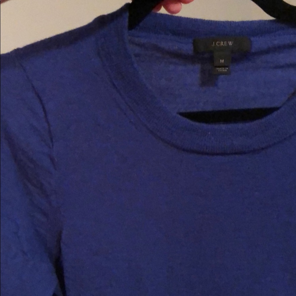 J. Crew royal blue merino wool sweater
